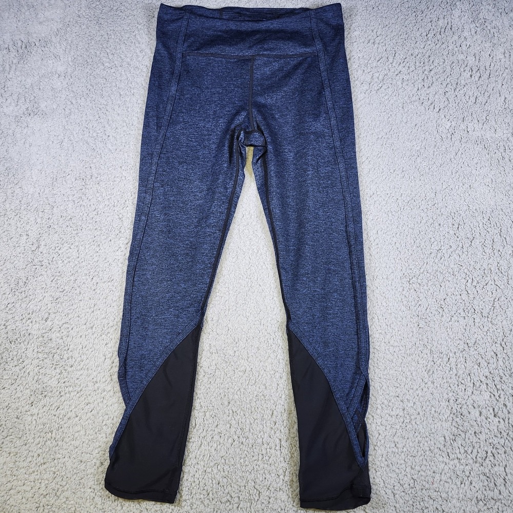 Free People FP Movement Ace Legging Small Heathered Jersey Mesh Cutout
